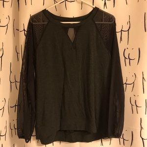 NWT North Face sexy pullover workout top